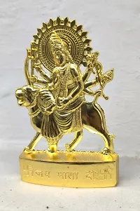 AS VENTURES Maa Durga Idol,Durga MATA Statue,Metal  Sherawali MATA ki Murti Decorative Showpiece for Home Deacute;cor  Puja Room-thumb2