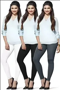 Lyra Ethnic Wear Legging (White, Blue, Black, Solid)-LYRA_AL_10_11_64_FS_3PC-thumb1