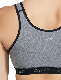 Lyra Women's Non-Padded Sports BRA-531 Sports Bra 531_2PC_Grey_L-thumb3