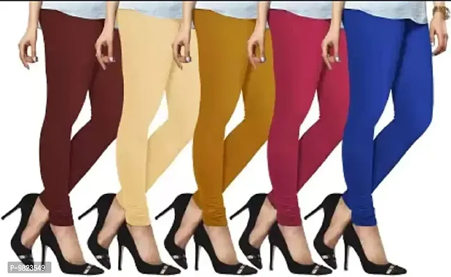 Lyra Ethnic Wear Legging (Light Blue, Maroon, Pink, Beige, Yellow, Solid)-Lyra_IC_13_18_21_33_49_5PC