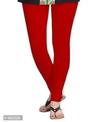 Lux Lyra Women's Skinny Fit Leggings (LYRA_AL_12_1PC_Red_Free Size_Red_Free Size)-thumb2