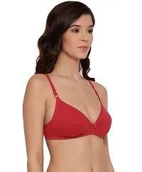 LUX LYRA Trendy Fancy Cotton Solid Basic Bras For Women-thumb2