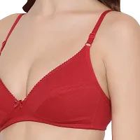 LUX LYRA Trendy Fancy Cotton Solid Basic Bras For Women-thumb4