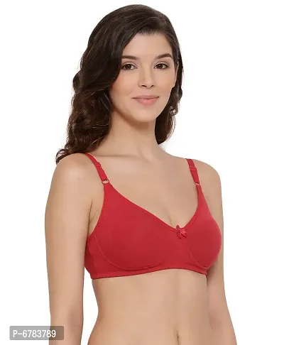 LUX LYRA Trendy Fancy Cotton Solid Basic Bras For Women-thumb3