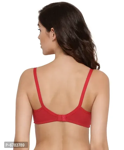 LUX LYRA Trendy Fancy Cotton Solid Basic Bras For Women-thumb4