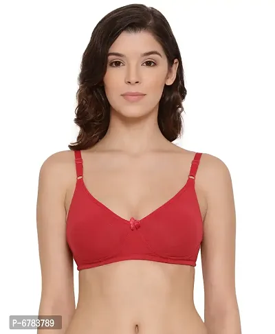 LUX LYRA Trendy Fancy Cotton Solid Basic Bras For Women-thumb0