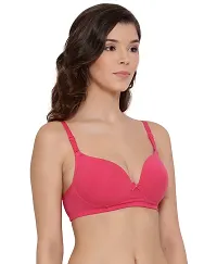 LUX LYRA Trendy Fancy Cotton Solid Padded Bras For Women-thumb2