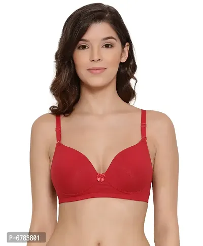 LUX LYRA Trendy Fancy Cotton Solid Padded Bras For Women
