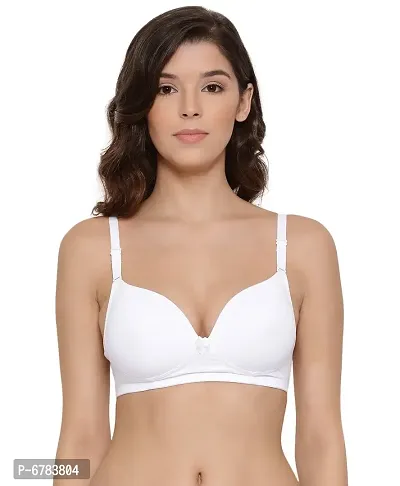 LUX LYRA Trendy Fancy Cotton Solid Padded Bras For Women