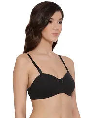 LUX LYRA Trendy Fancy Cotton Solid Padded Bras For Women-thumb2