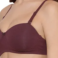 LUX LYRA Trendy Fancy Cotton Solid Padded Bras For Women-thumb4