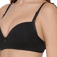 LUX LYRA Trendy Fancy Cotton Solid Padded Bras For Women-thumb4