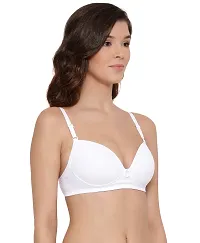 LUX LYRA Trendy Fancy Cotton Solid Padded Bras For Women-thumb2