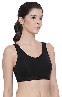 LUX LYRA Trendy Fancy Cotton Solid Sports Bras For Women-thumb2