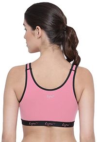 LUX LYRA Trendy Fancy Cotton Solid Sports Bras For Women-thumb3