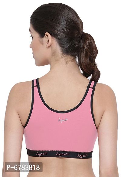 LUX LYRA Trendy Fancy Cotton Solid Sports Bras For Women-thumb4