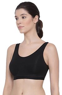 LUX LYRA Trendy Fancy Cotton Solid Sports Bras For Women-thumb1