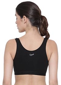 LUX LYRA Trendy Fancy Cotton Solid Sports Bras For Women-thumb3