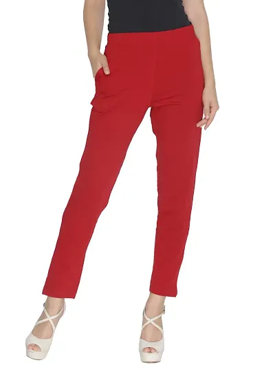 Women Solid Regular Fit Trouser