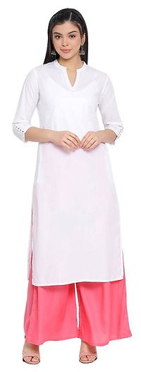 Lux Lyra Stylish Rayon Solid Palazzo For Women-thumb4