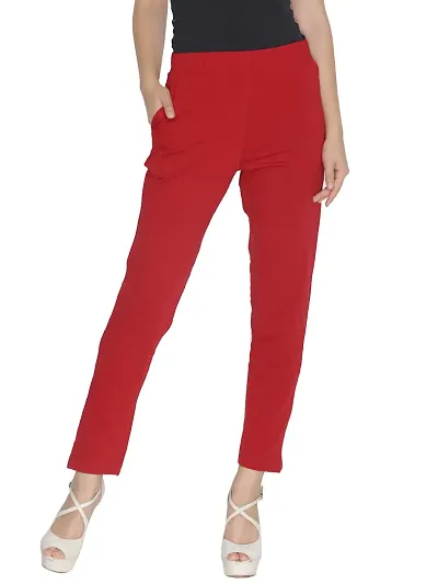 Buy Lux Lyra Women's Slim Fit Cotton Leggings (LYRA_AL_FS_1PC_Parry  Red_Free Size) Online In India At Discounted Prices