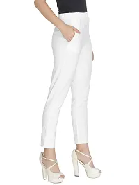 Lux Lyra Styish Cotton Solid Ethnic Pants For Women-thumb2