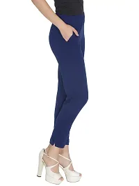 Lux Lyra Styish Cotton Solid Ethnic Pants For Women-thumb2