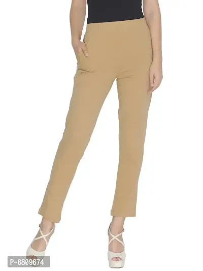 Lux Lyra Styish Cotton Solid Ethnic Pants For Women