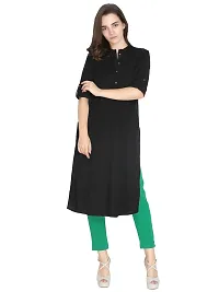 Lux Lyra Styish Cotton Solid Ethnic Pants For Women-thumb1