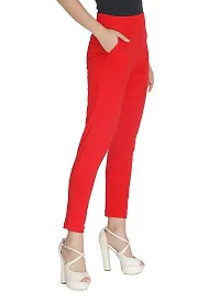 Lux Lyra Styish Cotton Solid Ethnic Pants For Women-thumb2