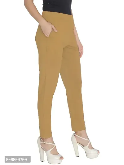 Lux Lyra Styish Cotton Solid Ethnic Pants For Women-thumb3