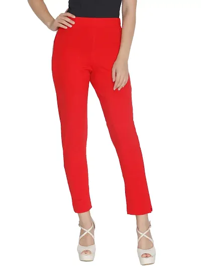 Lux Lyra Styish Solid Ethnic Pants For Women