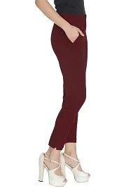 Lux Lyra Styish Cotton Solid Ethnic Pants For Women-thumb1