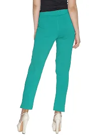 Lux Lyra Styish Cotton Solid Ethnic Pants For Women-thumb2