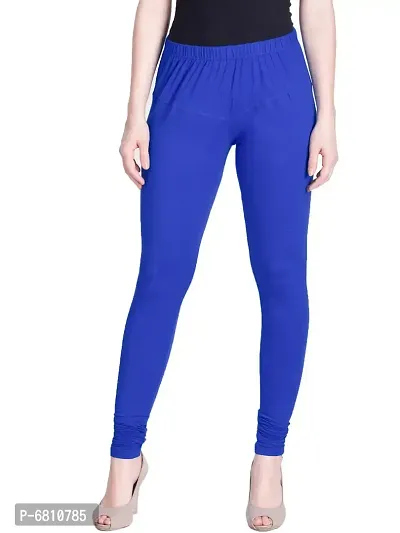Lux Lyra Styish Cotton Solid Skinny Fit Leggings For Women-thumb0