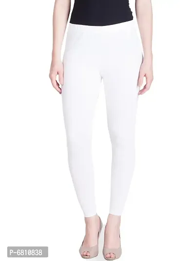 Lux Lyra Styish Cotton Solid Skinny Fit Leggings For Women-thumb0