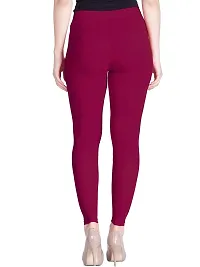 Lux Lyra Styish Cotton Solid Skinny Fit Leggings For Women-thumb3