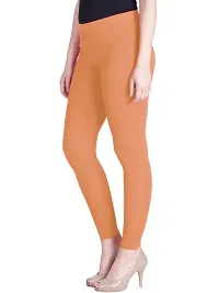 Lux Lyra Stylish Cotton Solid Skinny Fit Leggings For Women-thumb2