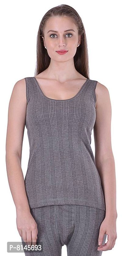 Stylish Fancy Lux Inferno Womens Cotton Thermal Sleevless Top-thumb0