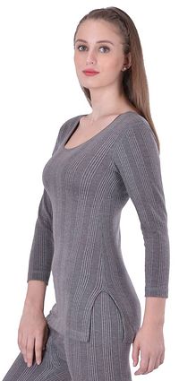 Stylish Fancy Lux Inferno Womens Cotton Thermal Top-thumb3