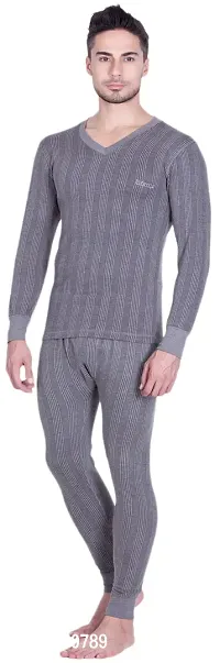 Stylish Fancy Wool Blend Thermal Set For Men-thumb0