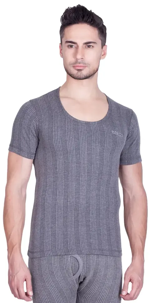 Lux Stylish Fancy Wool Blend Thermal Branded Top For Men