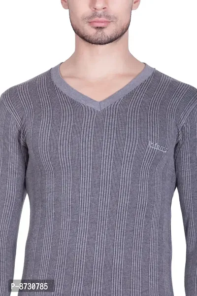Stylish Fancy Wool Blend Thermal Top For Men-thumb5