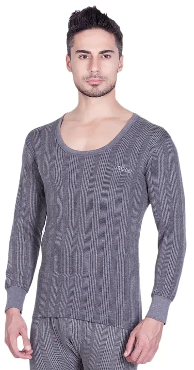 Stylish Fancy Wool Blend Thermal Top For Men