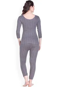 Lux Inferno Women's Plain/Solid Thermal Set (INF_LAD_CH_Long_3Q_RN_TRO_Set_95_Grey_XL)-thumb2