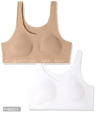 Buy Lyra Women's Non-padded Sports Bra-531 Sports Bra 531_2pc_white  Skin_xxl Online In India At Discounted Prices