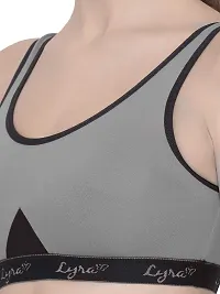 Lyra Women's Non-Padded Sports BRA-531 Sports Bra 531_2PC_Grey_L-thumb4