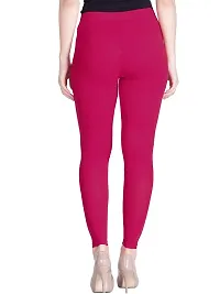 Lux Lyra Rose Wood Free Size Ankle Leggings-thumb2