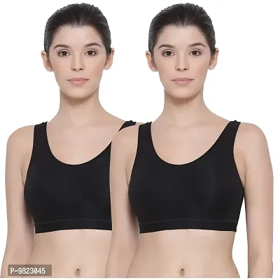 Lyra Women's Non-Padded Sports BRA-531 Sports Bra 531_2PC_Black_L-thumb0