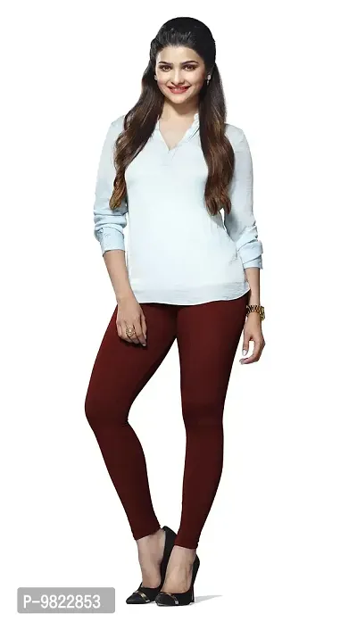 LUX LYRA Women's Ankle Length Leggings Pack Of 3 Free Size Romantic  Rani,Maroon & Red : : Clothing, Shoes & Accessories